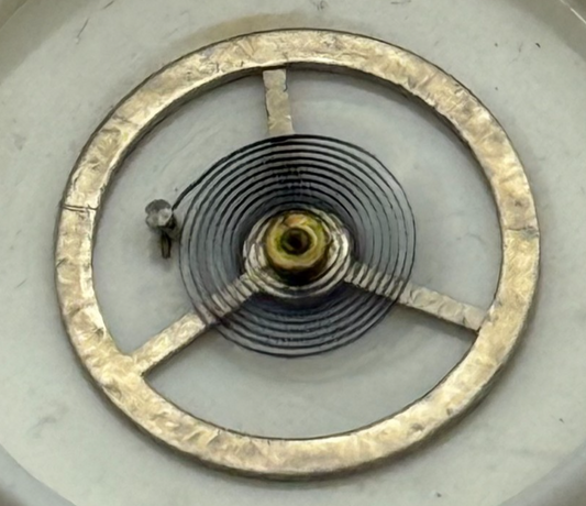 EB 1553 Balance Wheel Complete And Spring  Renata 466 Watch Movement Parts NOS 