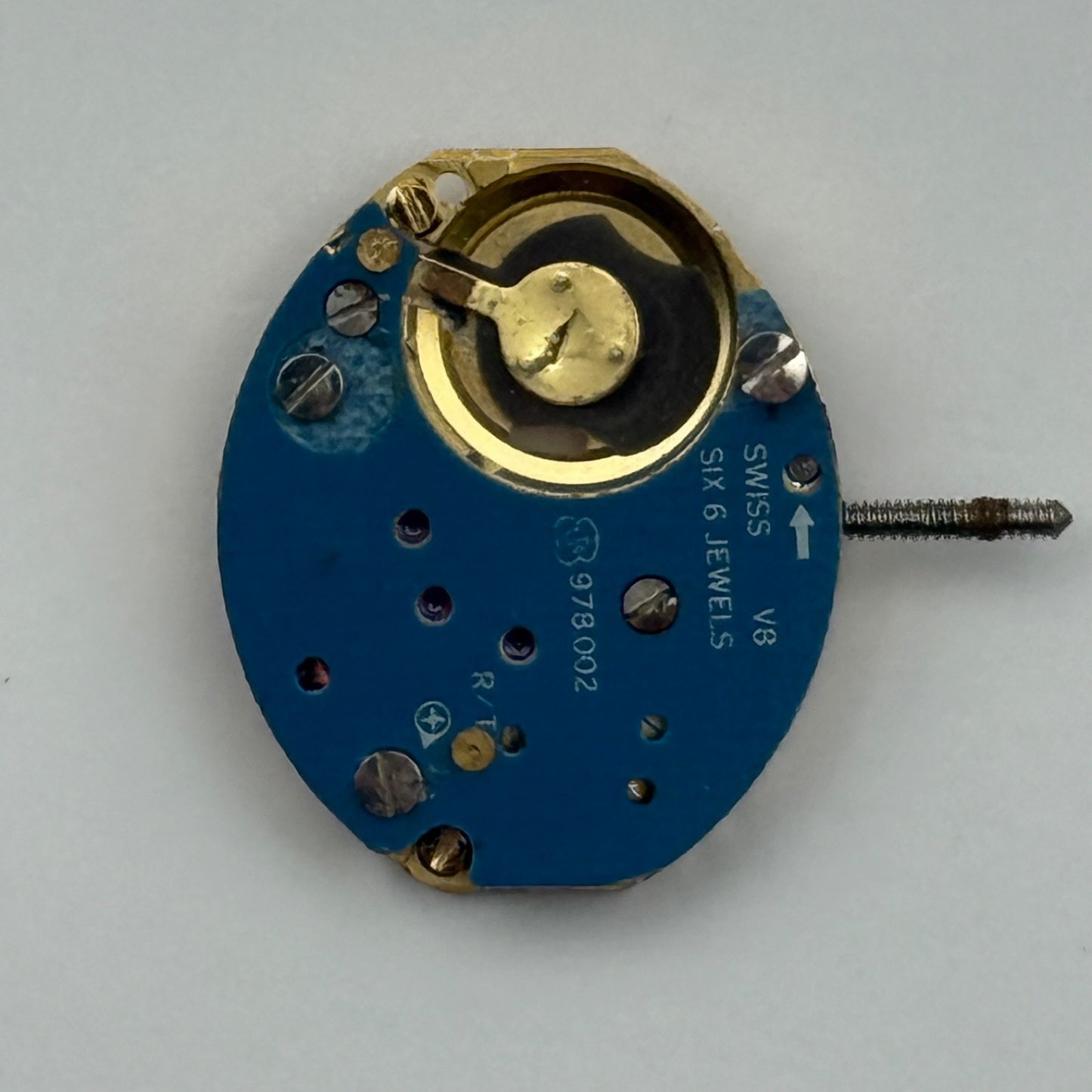 ETA 978.002 Quartz Watch Movement Incomplete Swiss Ladies Vintage Parts Repair