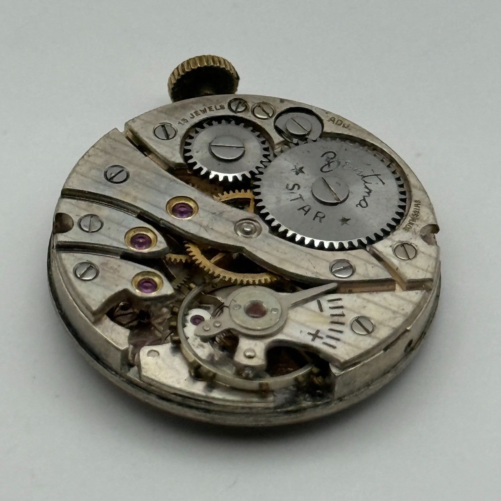 ETA 1260 Watch Movement Bentima Star Manual Wind Vintage Parts Repair 23.6mm