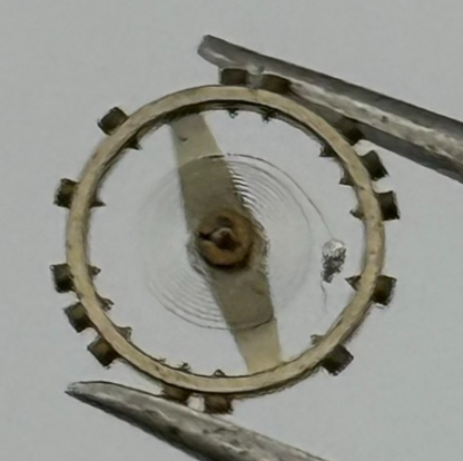 AS 976 1012 Balance Wheel Complete And Spring  29 M Watch Movement Parts NOS