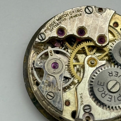 Majex Pierce 103 Watch Movement Running Manual Wind Vintage Parts Repair 23.6mm