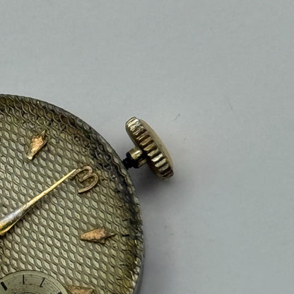 AS 1002 984 Watch Movement Avia Manual Wind Vintage Swiss Parts Repair 23.4mm