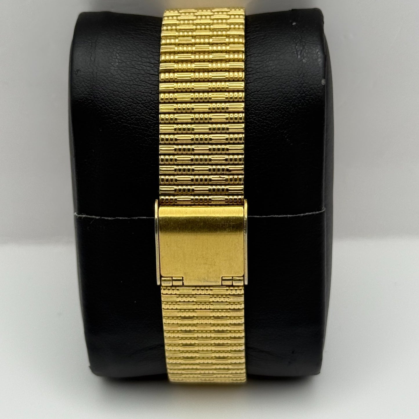 Limit Ladies Quartz Watch Black Dial Gold Tone Bracelet 24mm PARTS REPAIR