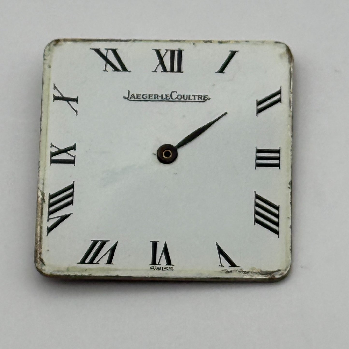 Jaeger Le Coultre 895 Thin Watch Movement Square Dial Vintage Parts Repair 21mm