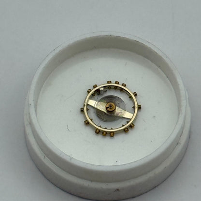 FHF 159 Balance Wheel Complete And Spring 3–10’’’ 190 M Watch Movement Parts NOS