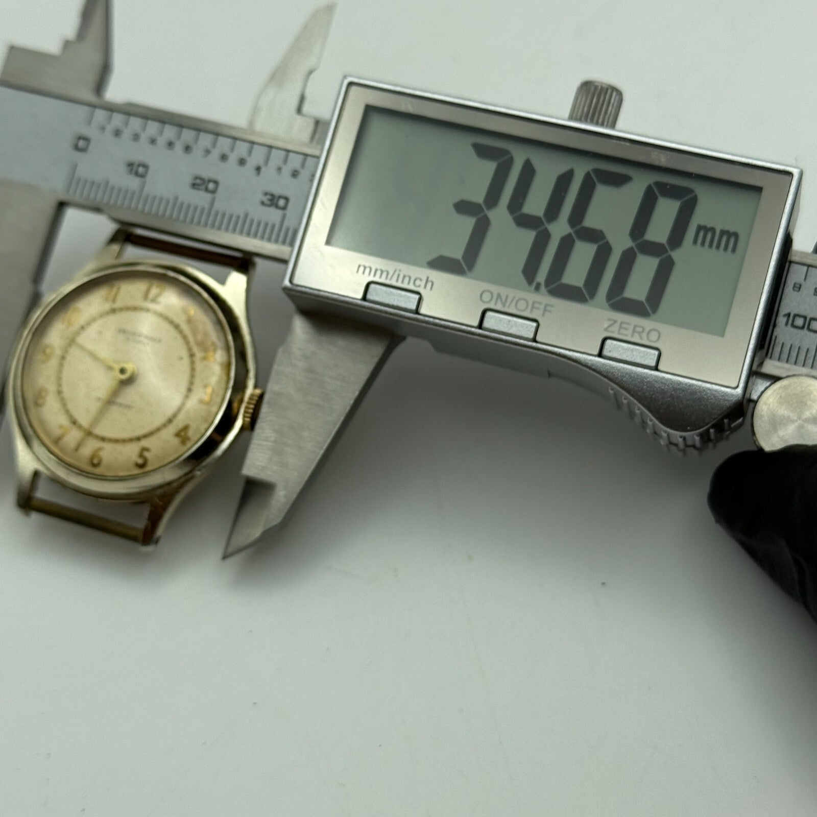 33mm Men’s Vintage Ingersoll Shockproof A4 Great Britain Watch PARTS REPAIR