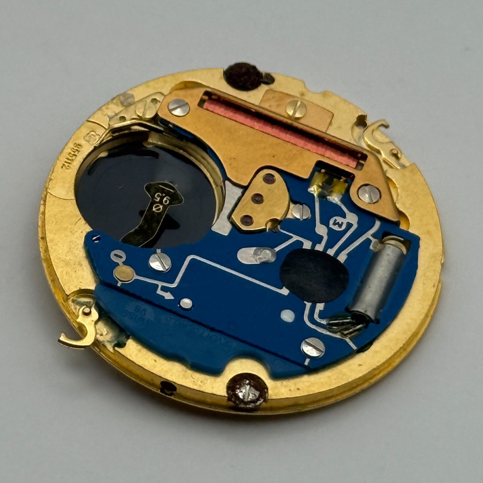 ETA 955.112 Quartz Watch Movement 7 Jewels Swiss Vintage Parts Repair 26.2mm