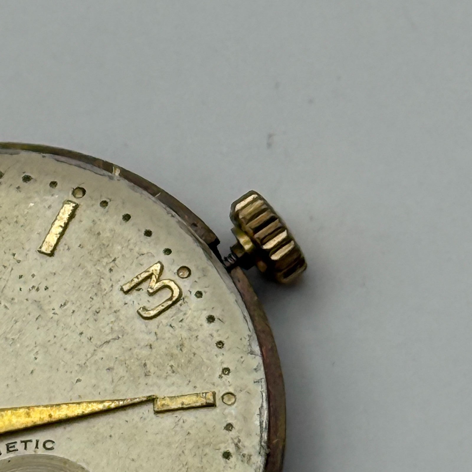 AS 1002 984 Watch Movement Running Accurist Manual Wind Vintage Parts 29.8mm