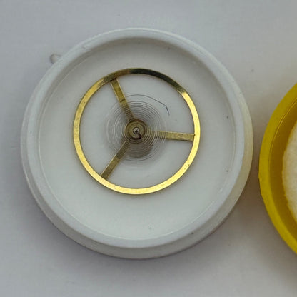 c.603 Balance Wheel Complete And Spring 10 1/2''' Watch Movement Parts NOS 