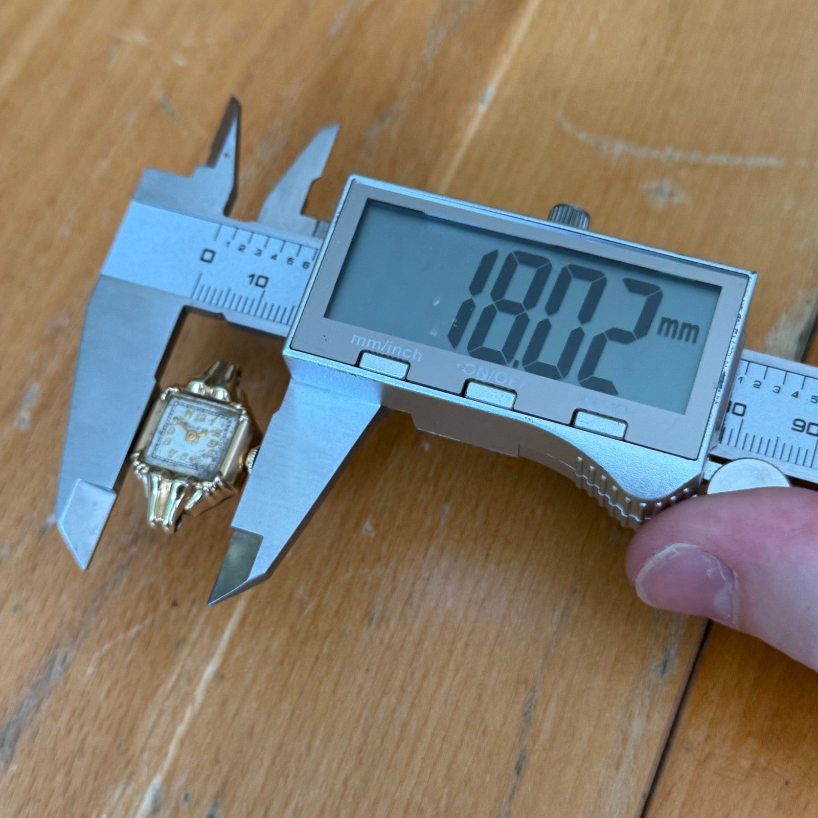 16mm Vintage Bulova 6BA Swiss 10k Gold Filled Manual Ladies Wind Watch PARTS