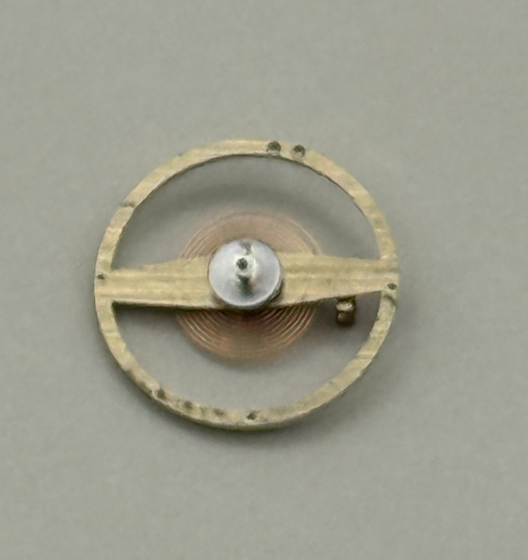 Oris 583Balance Wheel Complete And Spring Ord + KIF Watch Movement Parts NOS