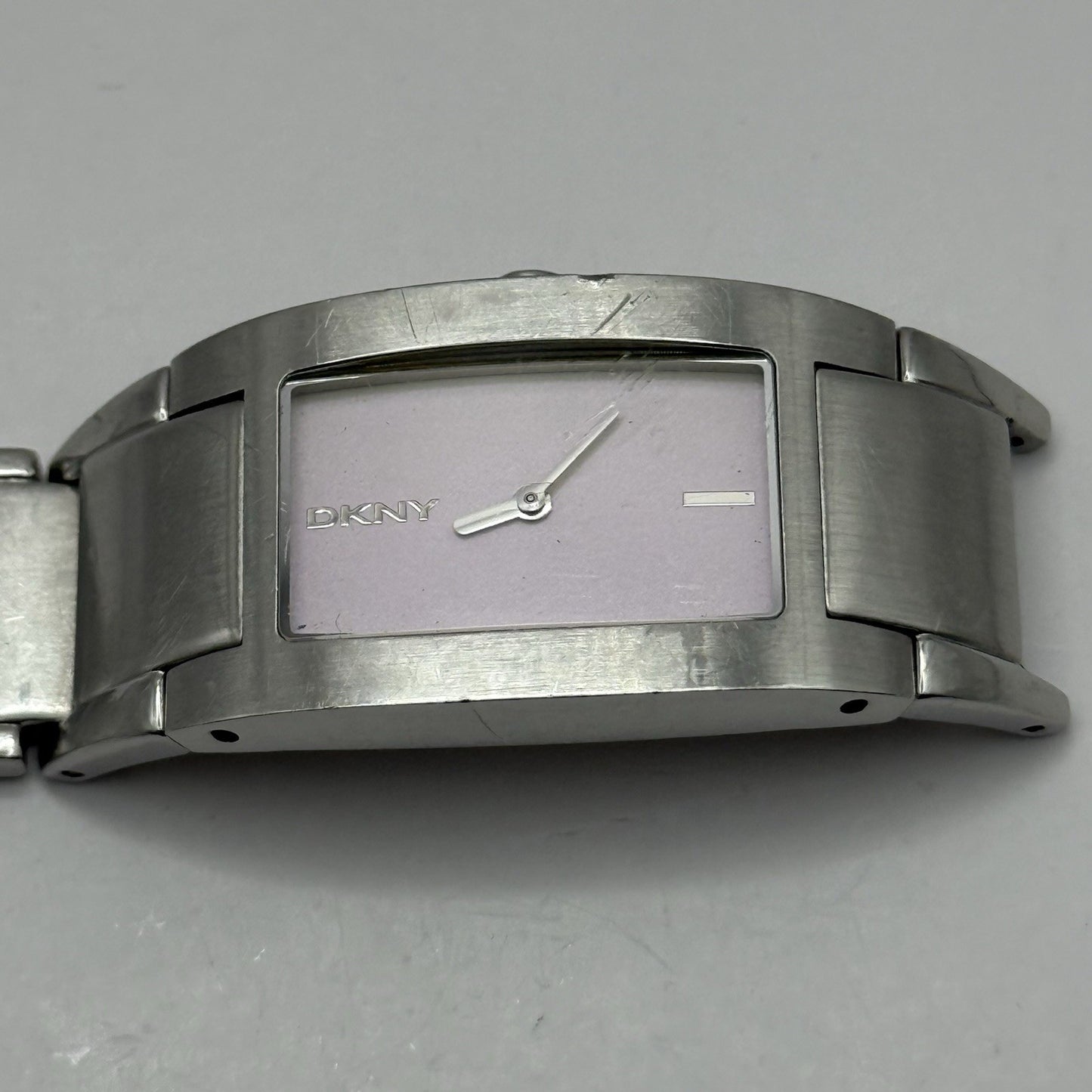 23mm Working Ladies DKNY NY-3030 Stainless Steel Quartz Watch Broken Strap