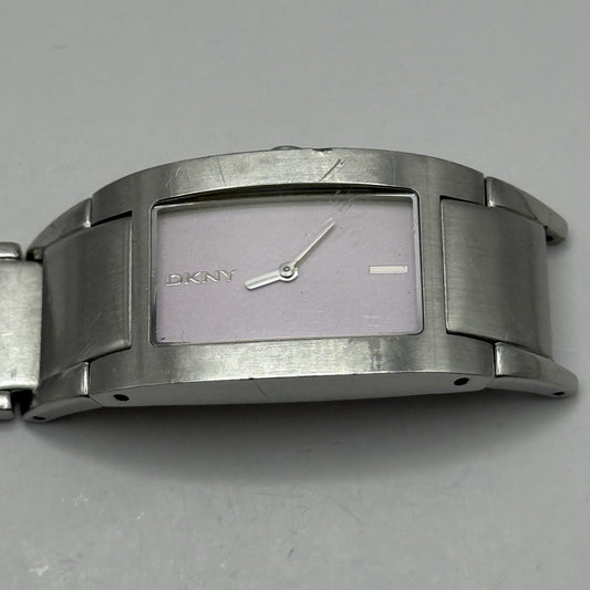 23mm Working Ladies DKNY NY-3030 Stainless Steel Quartz Watch Broken Strap