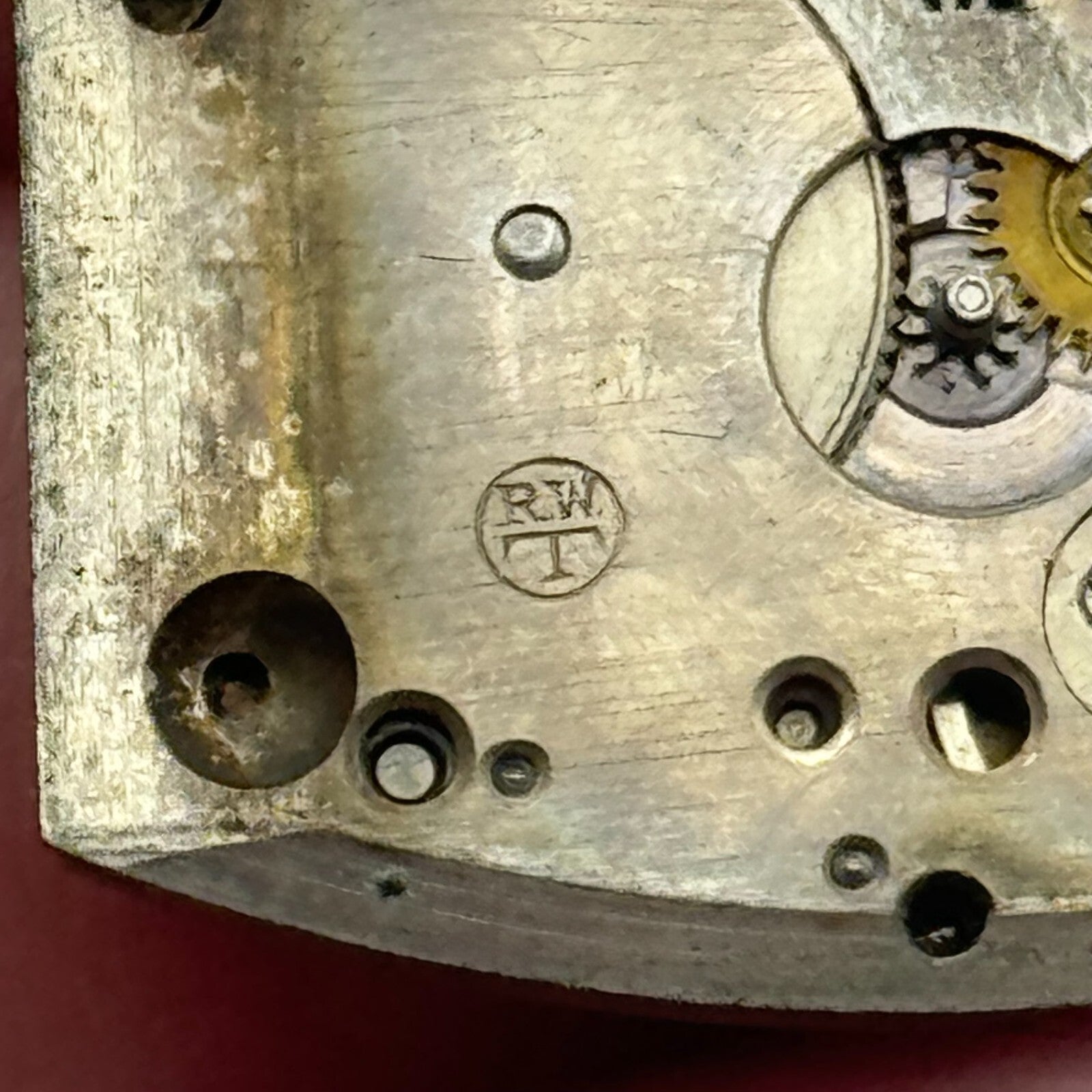 20mm Running Record RWT Tank Watch Movement Manual Wind 15 Jewels Swiss PARTS