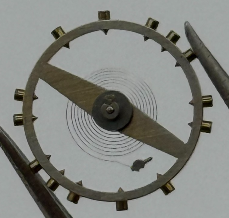 AS 1194 Balance Wheel Complete And Spring 11 1/2'''41 M Watch Movement Parts NOS