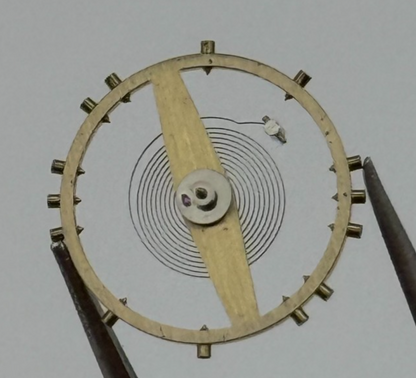 FHF 72 Balance Complete Inca Renata 535 M Watch Movement Parts Vintage NOS