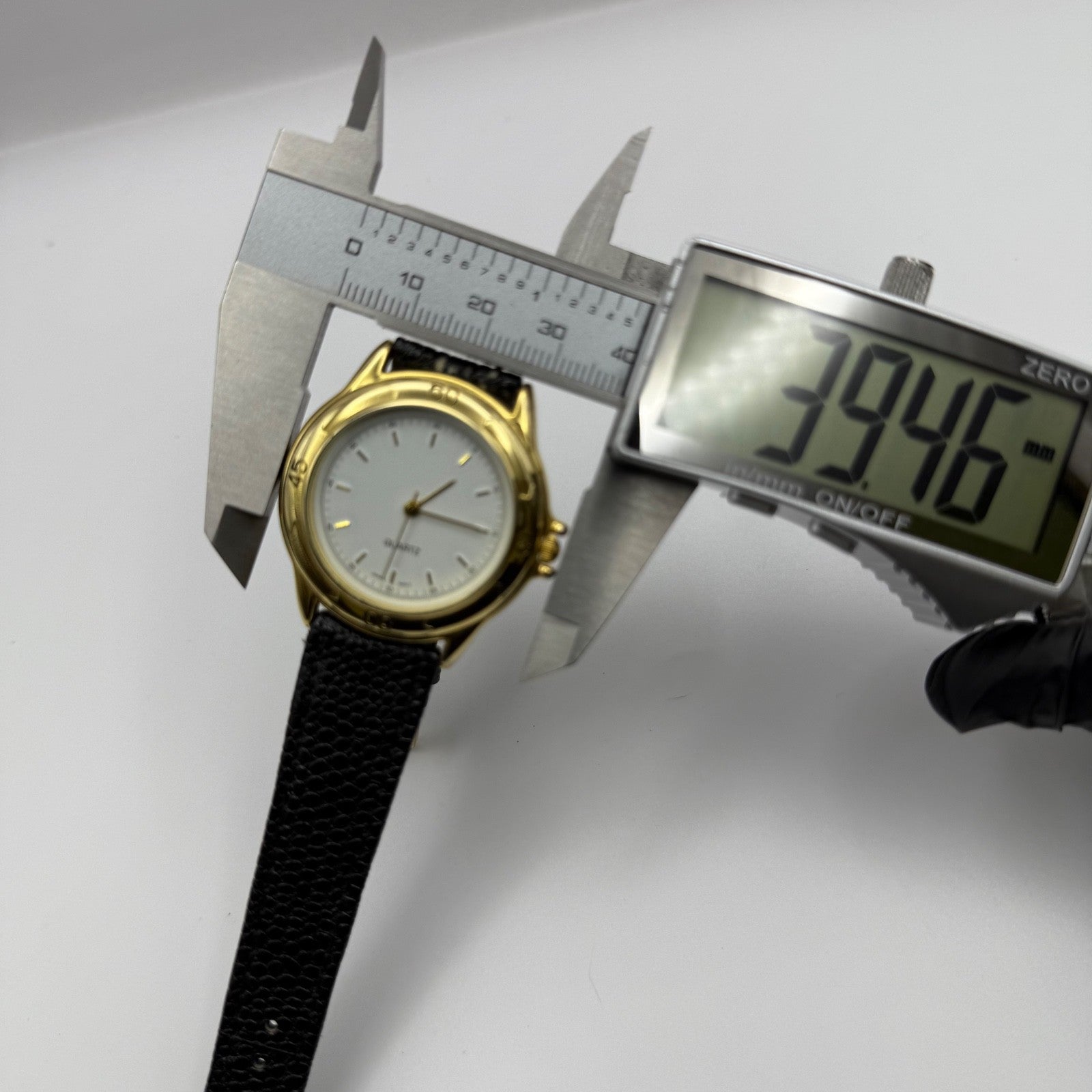 Working Ladies 60 Second Marker Dial 38mm Quartz Watch New Battery Adjustable