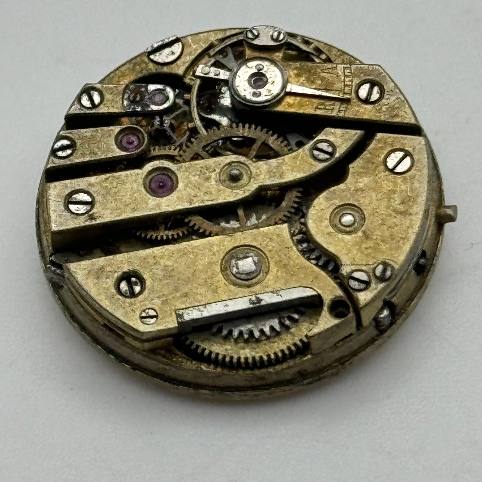 21.2mm Unidentified High Grade Swiss Manual Wind Watch Movement Vintage PARTS