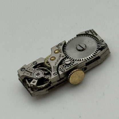 9mm Vintage Ladies Bulova 3AN Manual Wind Swiss Watch Movement PARTS REPAIR