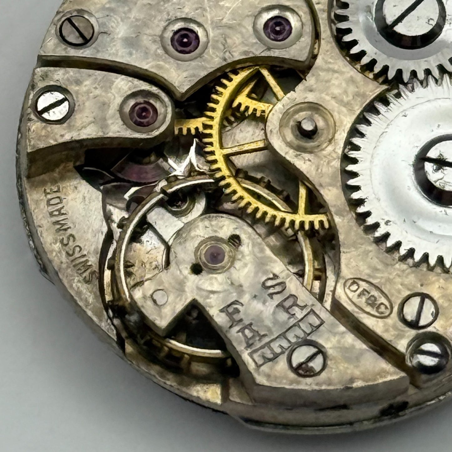 DF&C Dimier Freres & Cie Watch Movement Manual Wind Vintage Parts Repair 23.5mm