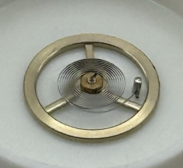 EB 1333 Balance Wheel Complete And Spring 8 3/4''' 118 Watch Movement Parts NOS