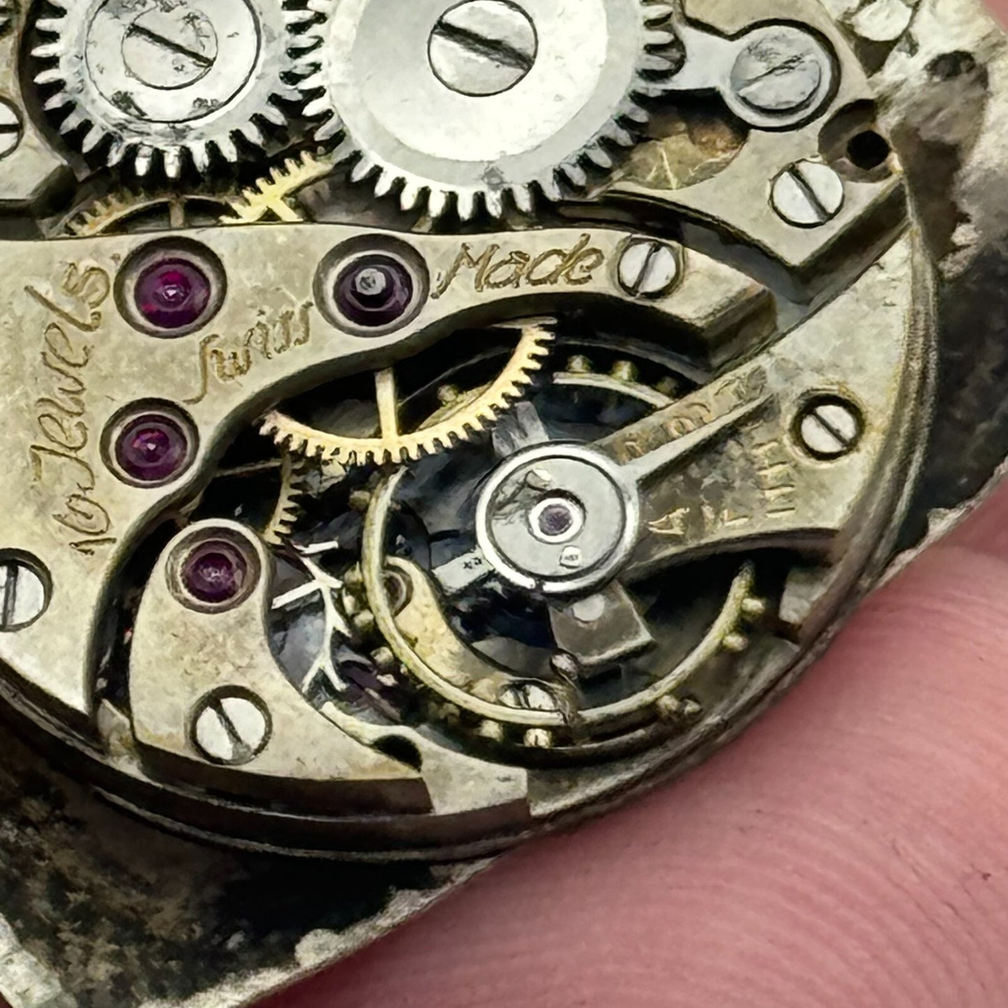 19.7mm Dreadnought B.10022 Manual Wind 16 Jewels Swiss Made Watch Movement PARTS