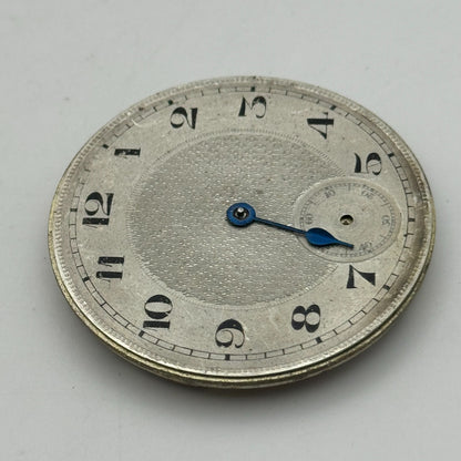 41.7mm Unidentified Quality Open Face Balance Ok Pocket Watch Movement PARTS