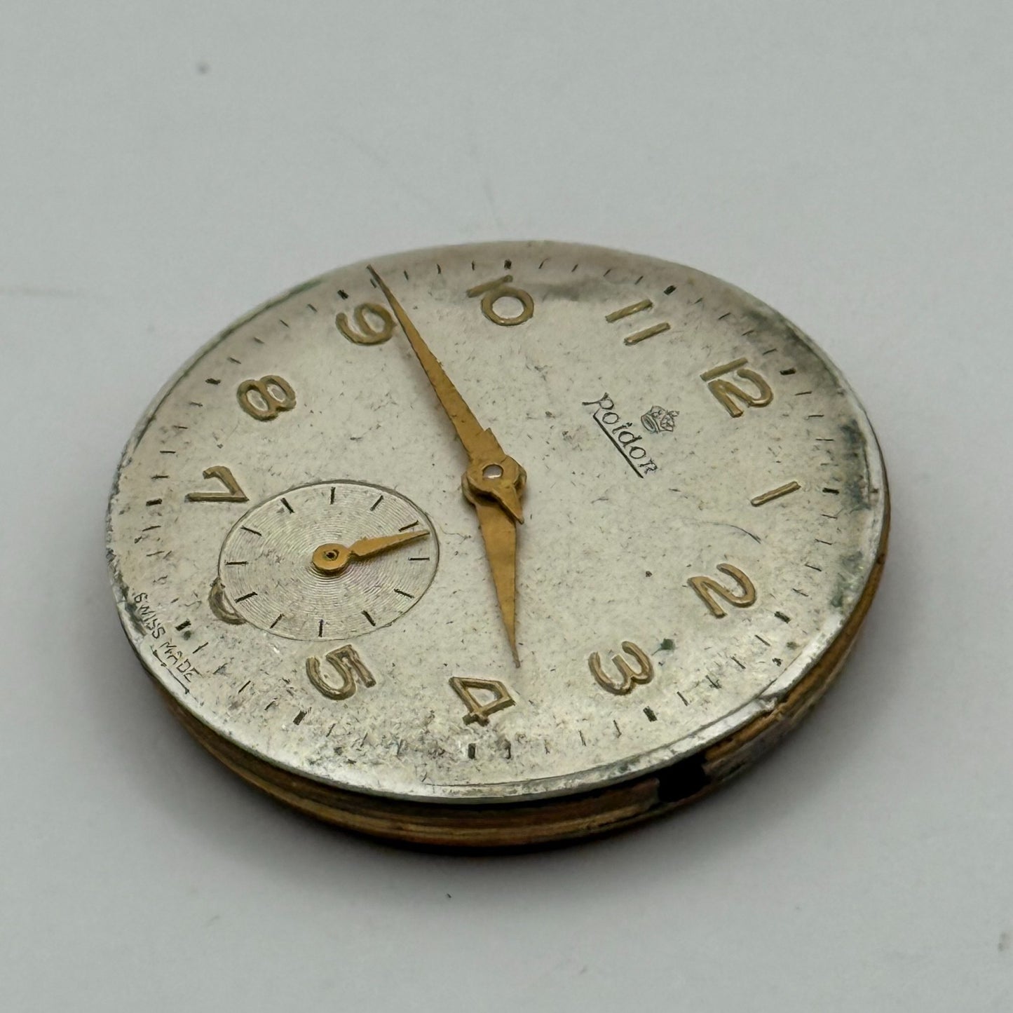 FHF 70 Watch Movement Roldor Manual Wind Vintage Swiss 17 Jewels Parts 27.1mm