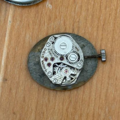 26mm Vintage Oris Super 17 Jewels Grey Dial Manual Wind Watch PARTS / REPAIR