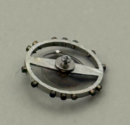 AS 1051 Balance Wheel Complete And Spring 5¼’’’ 34 M Watch Movement Parts NOS