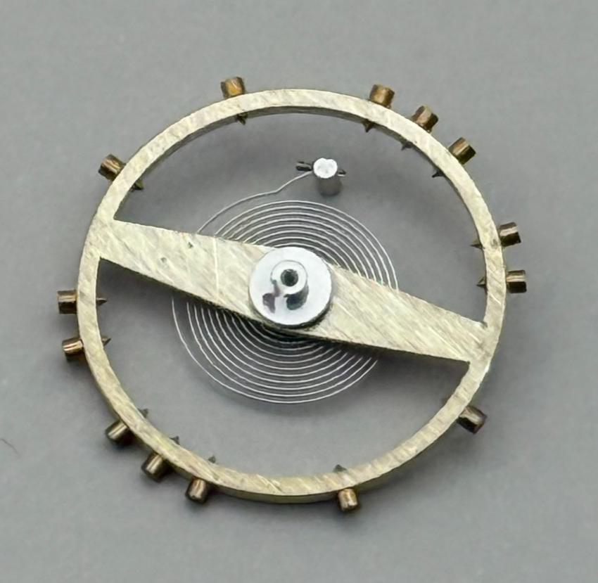 FHF 73 731 Balance Wheel Complete And Spring  672 M Watch Movement Parts NOS