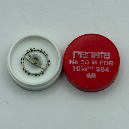 AS 984 Balance Wheel Complete And Spring 10 1/2''' 30 M Watch Movement Parts NOS