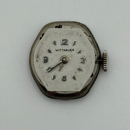 Wittnauer 6W7 Watch Movement Running Manual Wind Vintage Swiss Parts 15.2mm