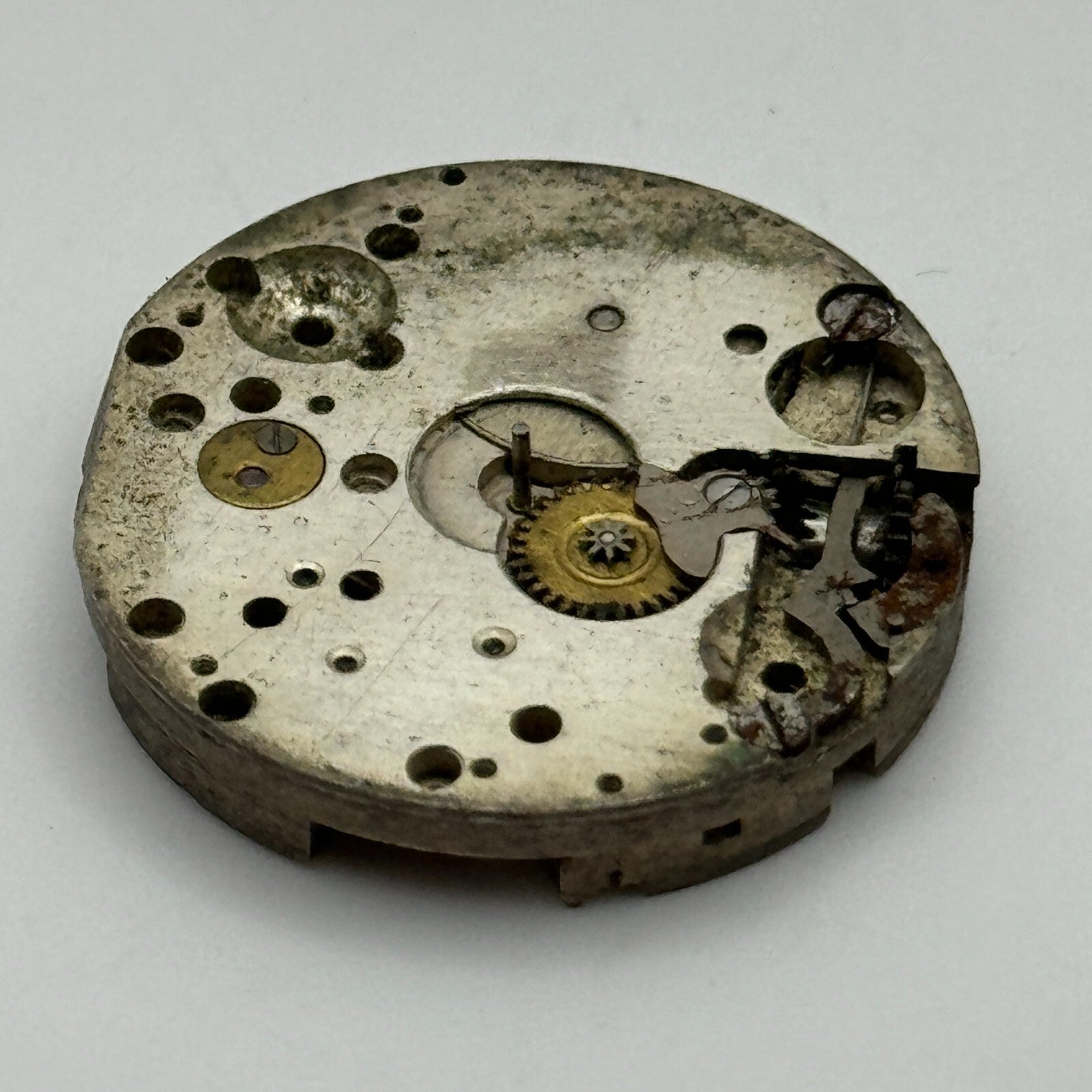 23.6mm Unidentified Swiss Made Vintage Manual Wind Watch Movement PARTS SPARES