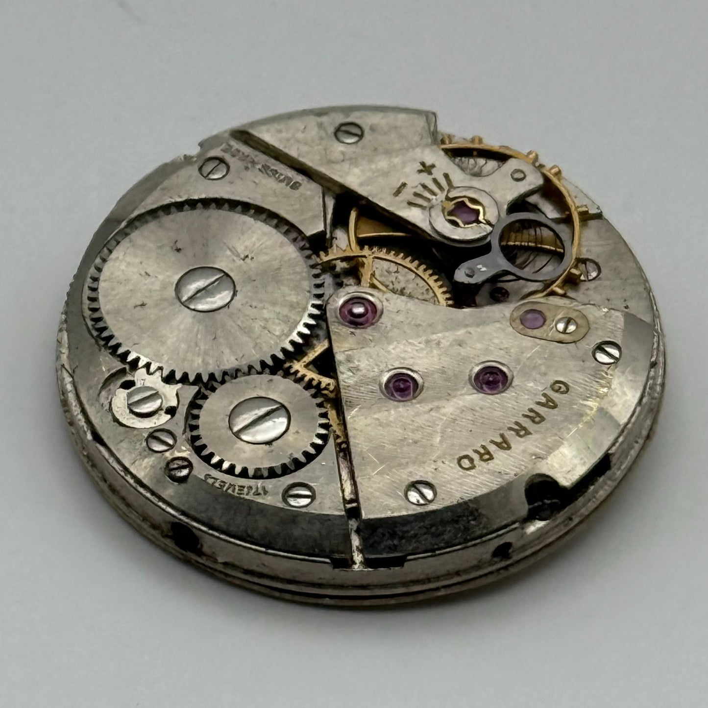 ETA 1120 Watch Movement Garrard Manual Wind Vintage Swiss Parts Repair 27mm