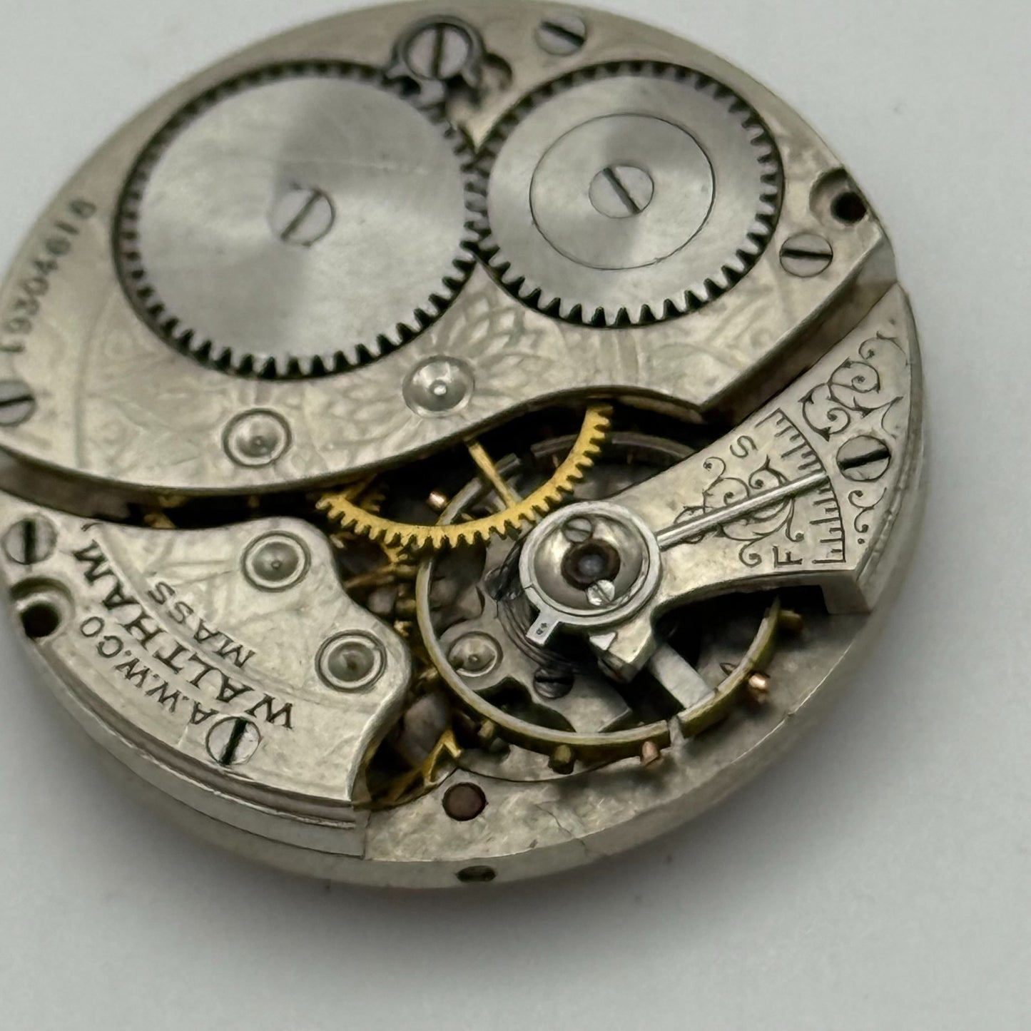 Waltham Grade 310 Model 1900 American Watch Movement 3/0s Parts Repair