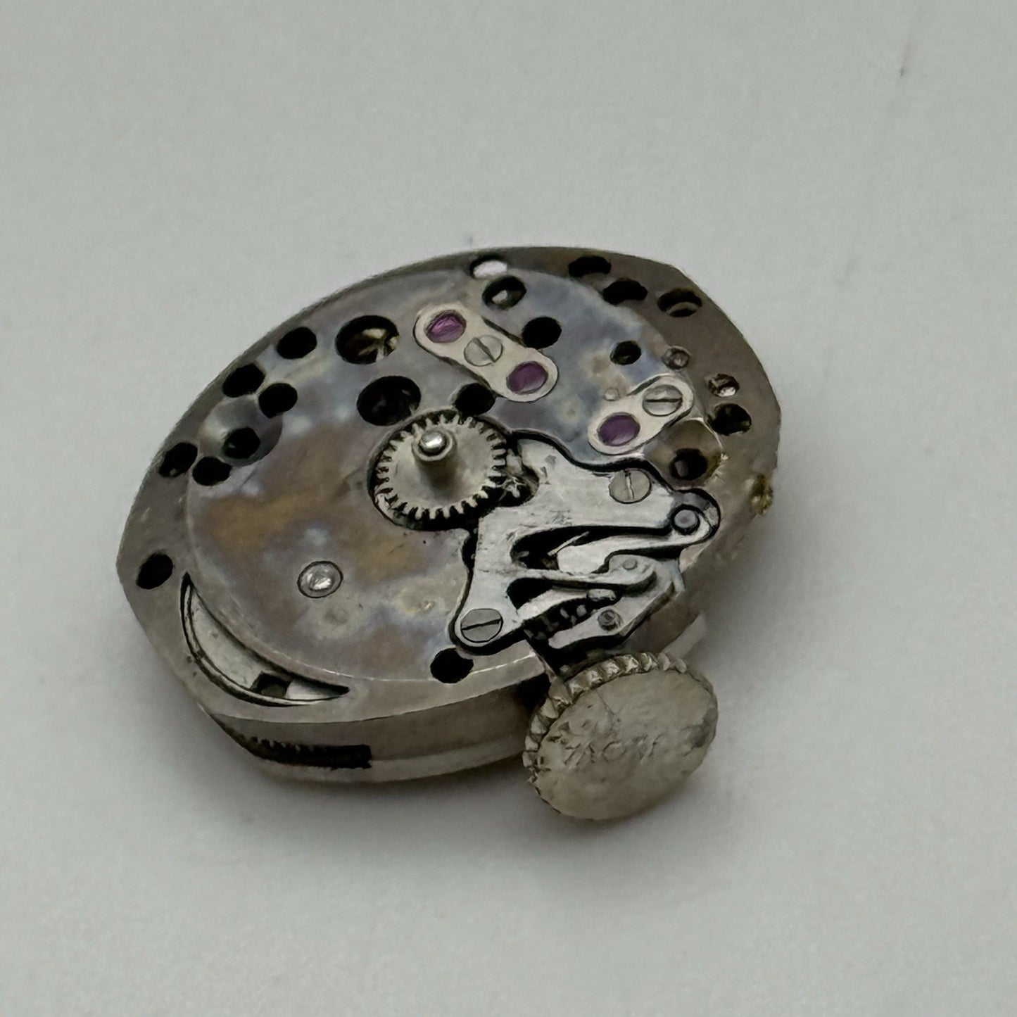 13.2mn Vintage Ladies Bulova 5AD Manual Wind Swiss Watch Movement PARTS REPAIR