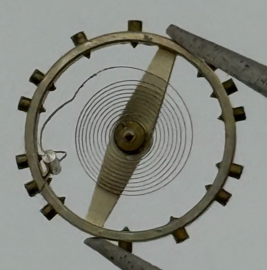 Arogno 120 Balance Complete 10 1/2''' Renata 14 Watch Movement Parts Vintage NOS