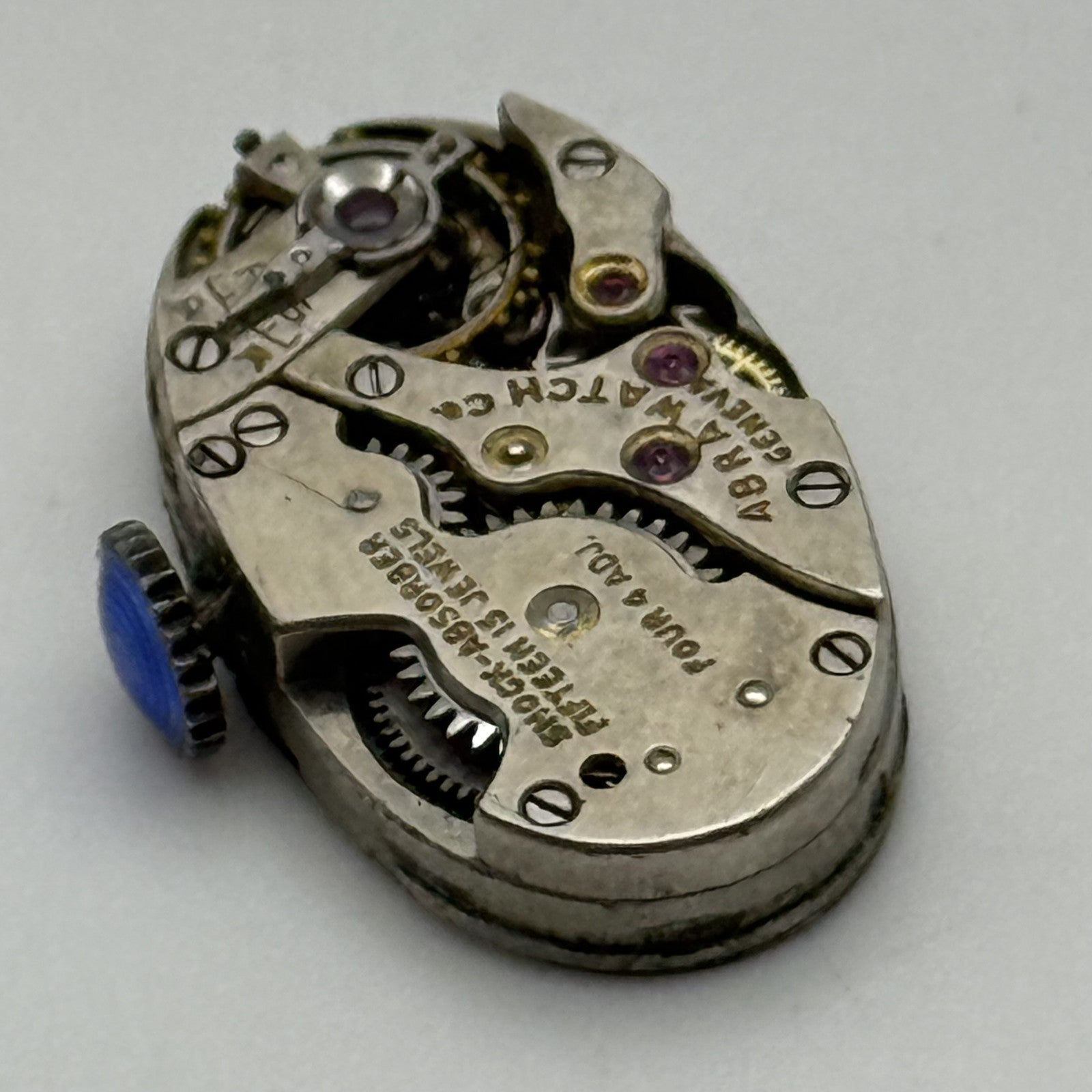 12.9mm Vintage ABRA Art Deco Manual Wind Watch Movement PARTS REPAIR