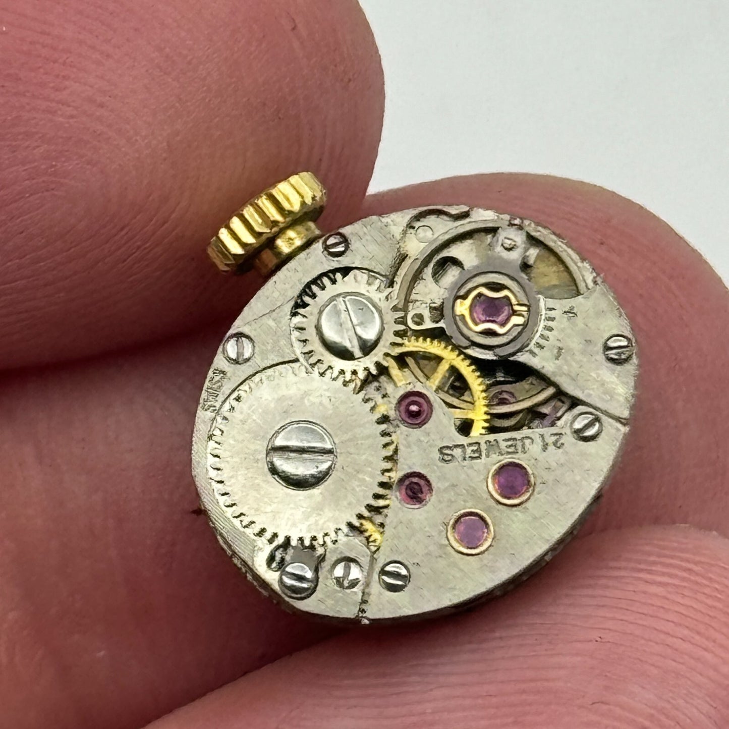 12.9mm Ladies Everite AS 1777 A Schild Manual Wind Swiss Watch Movement PARTS