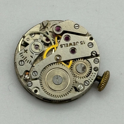 19.7mm Ladies Hirco AS 970 Manual Wind 15 Jewels Watch Movement PARTS SPARES