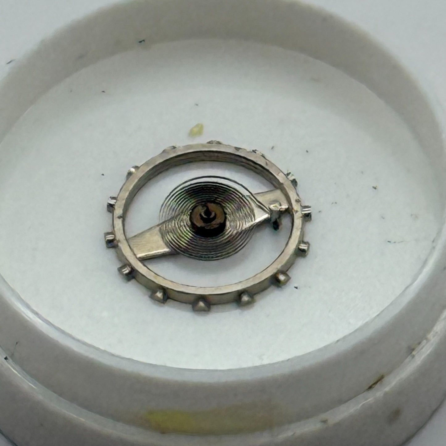 BRAC 2061 Balance Wheel Complete And Spring PL 497 Watch Movement Parts NOS