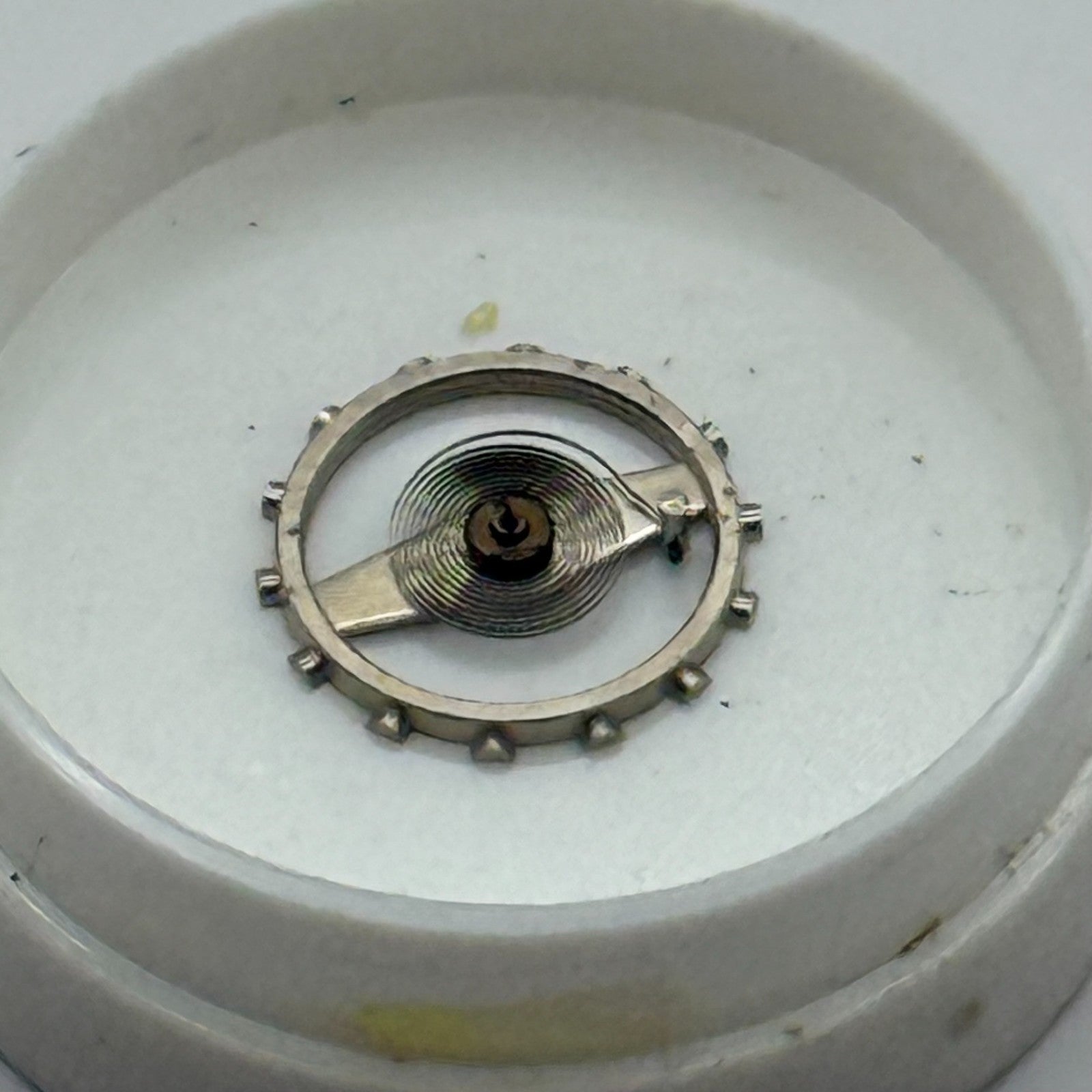 BRAC 2061 Balance Wheel Complete And Spring PL 497 Watch Movement Parts NOS