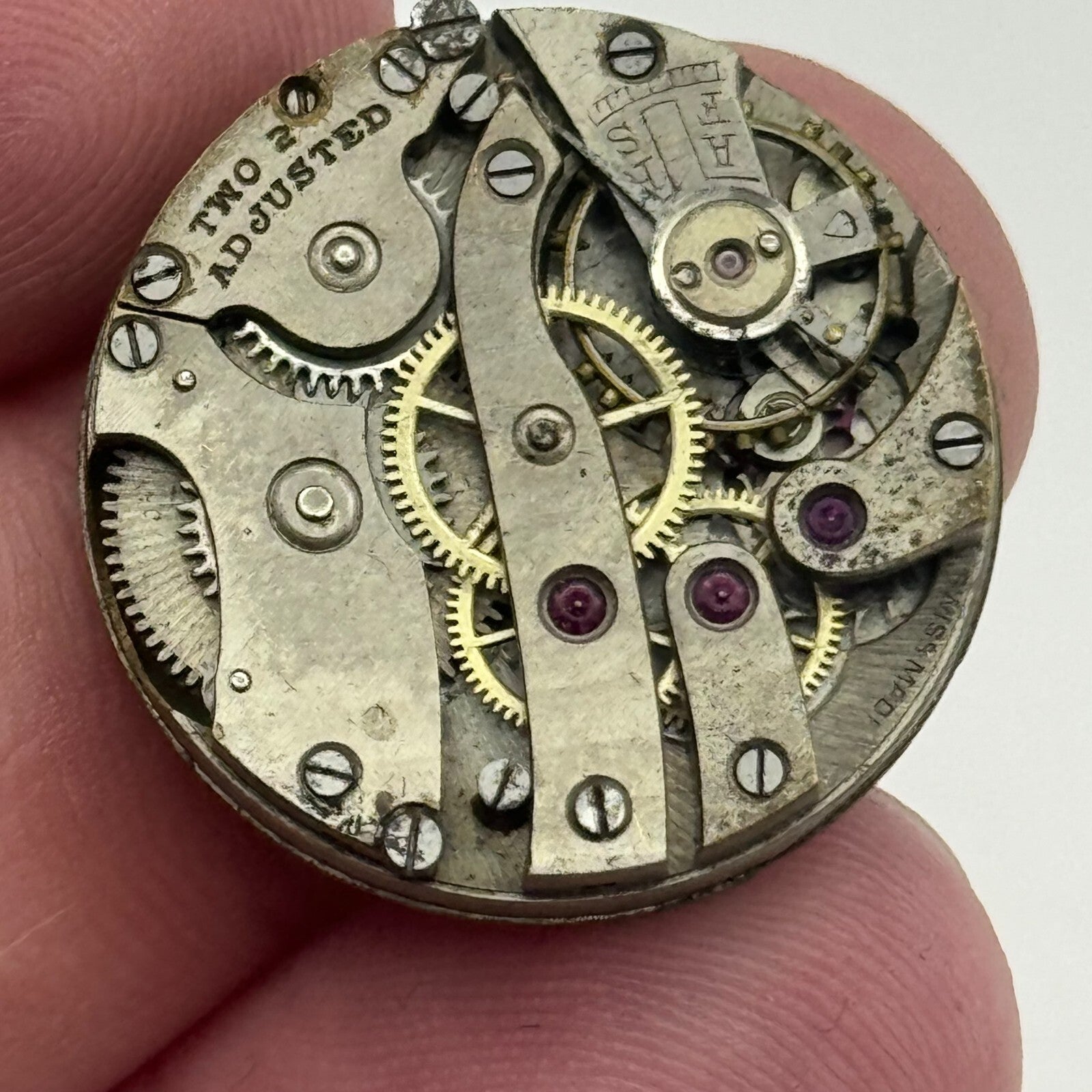 23.5mm Unidentified High Grade Manual Wind Swiss Watch Movement Vintage PARTS