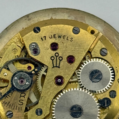 Horus Felsa 391 Watch Movement Manual Wind Vintage Swiss 17 Jewels Parts 26.8mm