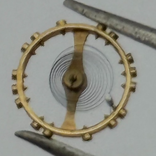 AS 976 1012 Balance Wheel Complete And Spring  532 M Watch Movement Parts NOS