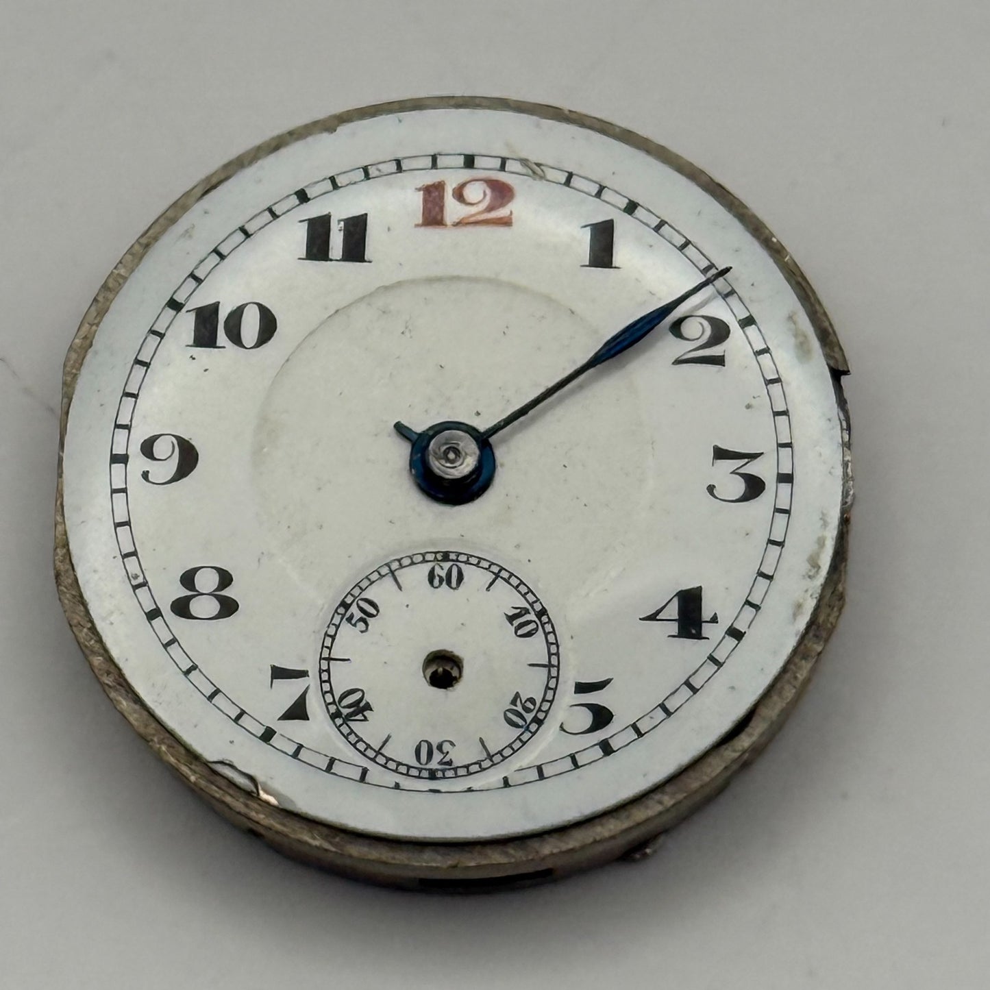 Lanco Trench 15 Jewels Watch Movement Manual Wind Vintage Parts Repair 24.3mm