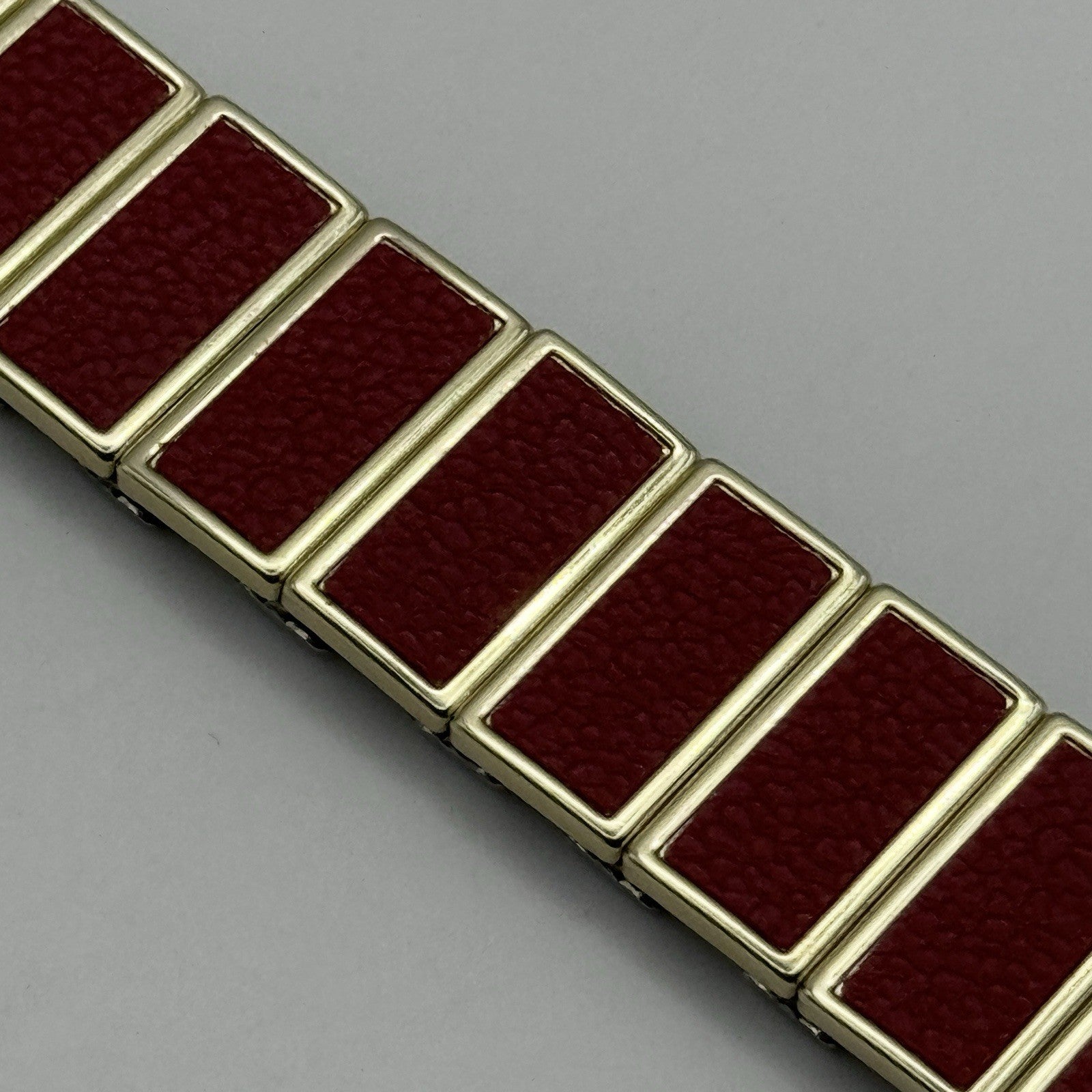 20mm Lug Rowi Fixo Flex Vintage New Old Stock NOS Expandable Strap Red Gold
