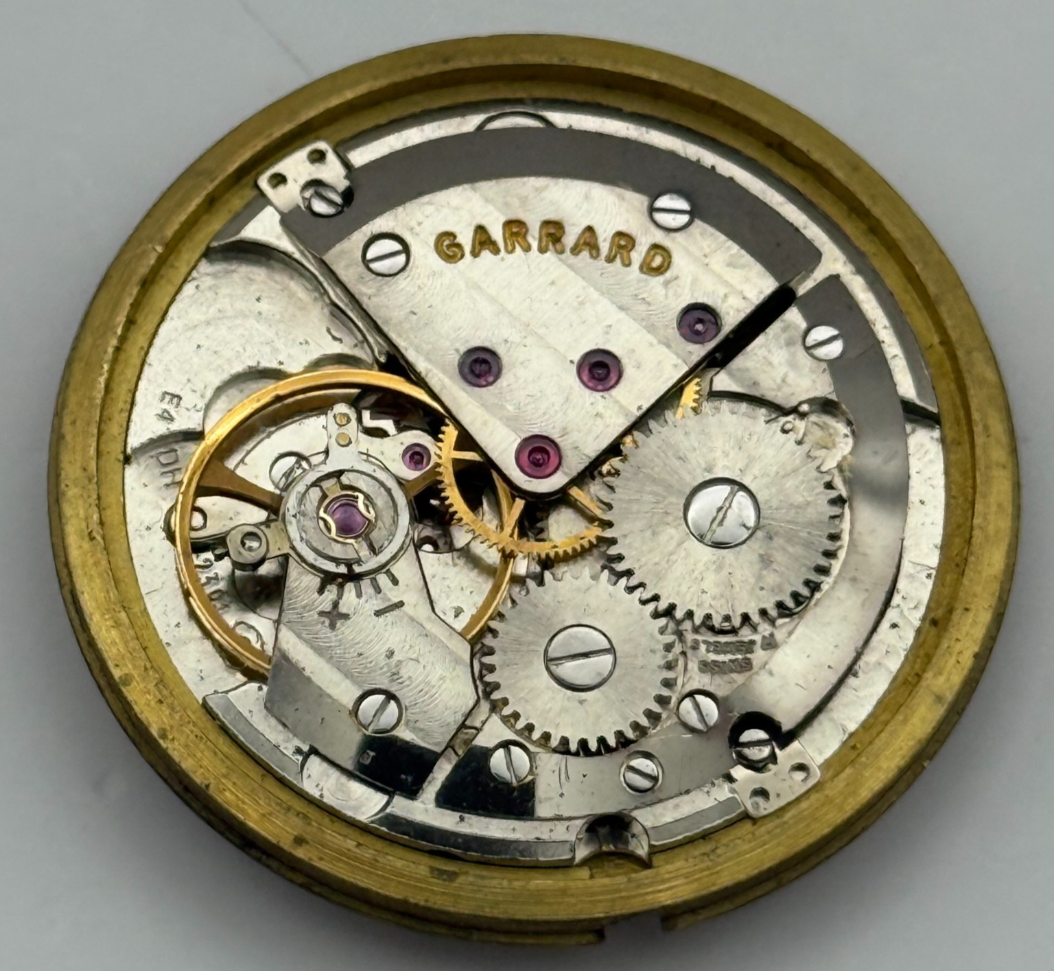 Garrard ETA 2391 Watch Movement Manual Wind Vintage Swiss Parts Repair 30.3mm