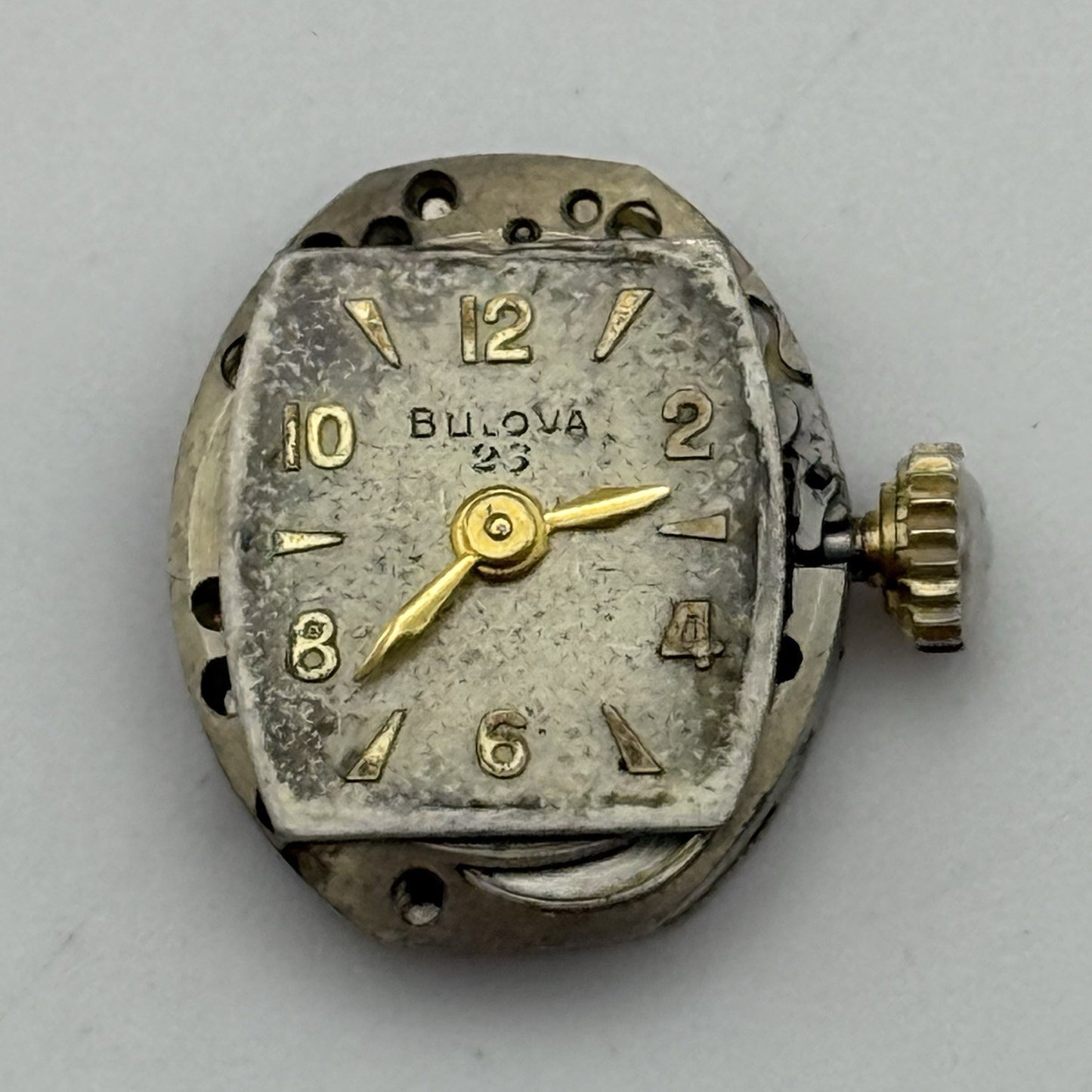 13.1mm Running Vintage Ladies Bulova 5AD Manual Wind Swiss Watch Movement PARTS